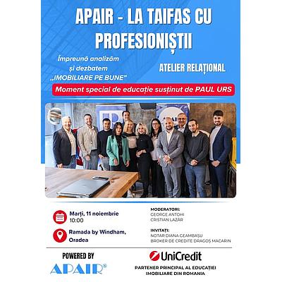 APAIR la Taifas cu Profesioniștii - Oradea