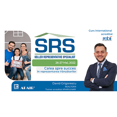 SRS® | Seller Representative Specialist| Curs Internațional acreditat REBI